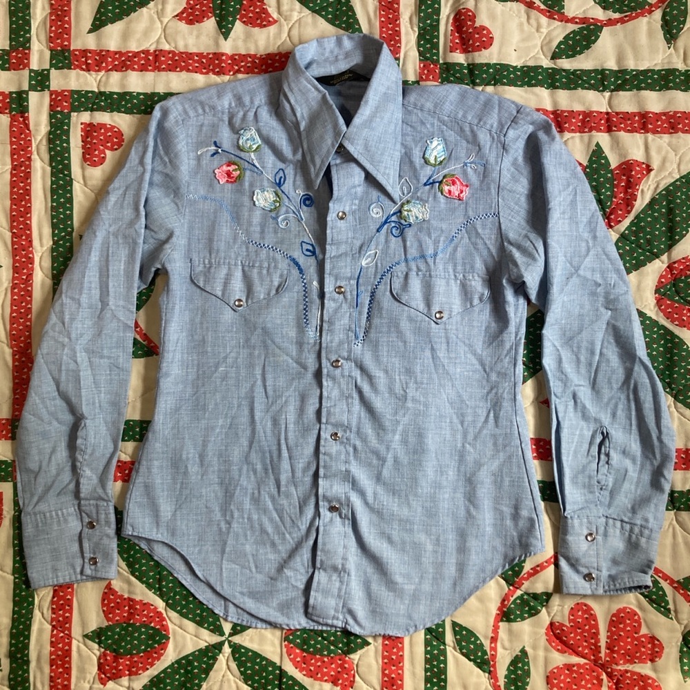 70’s western button down